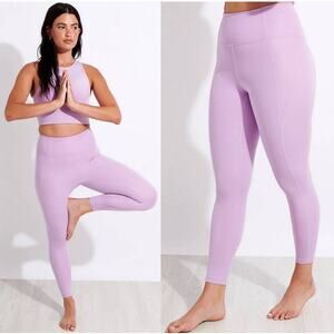 Girlfriend Collective Lilac Purple Compressive High Rise‎ Legging In Small Yoga